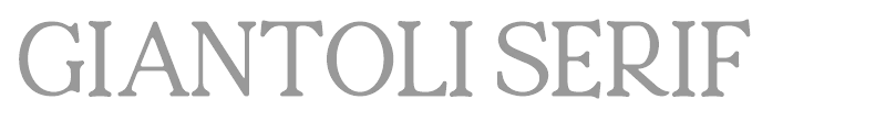 Giantoli Serif
